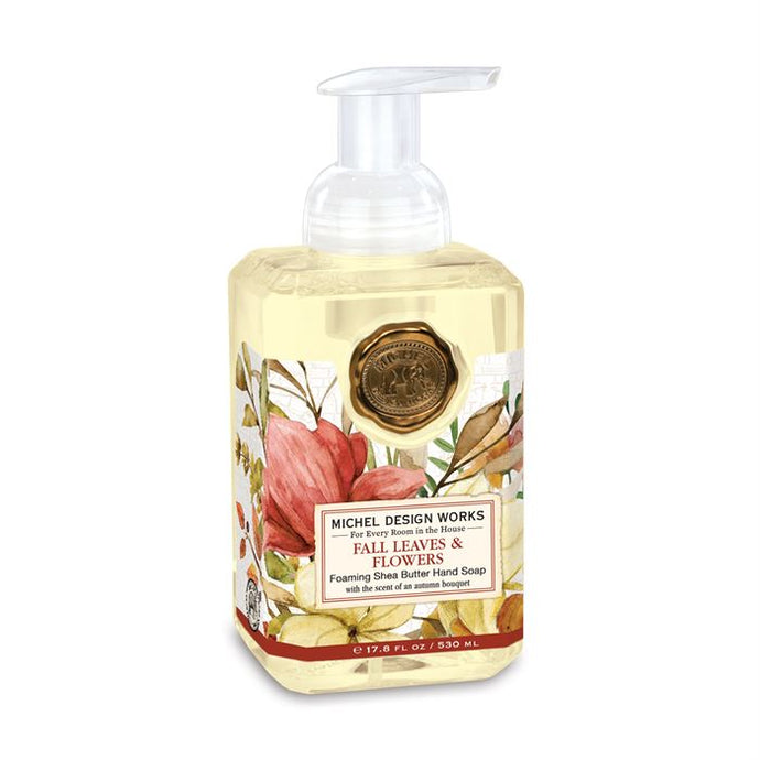 Fall Leaves and Flowers Foaming Hand Soap