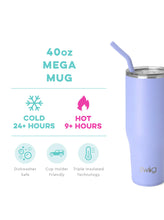 Hydrangea Mega Mug 40oz